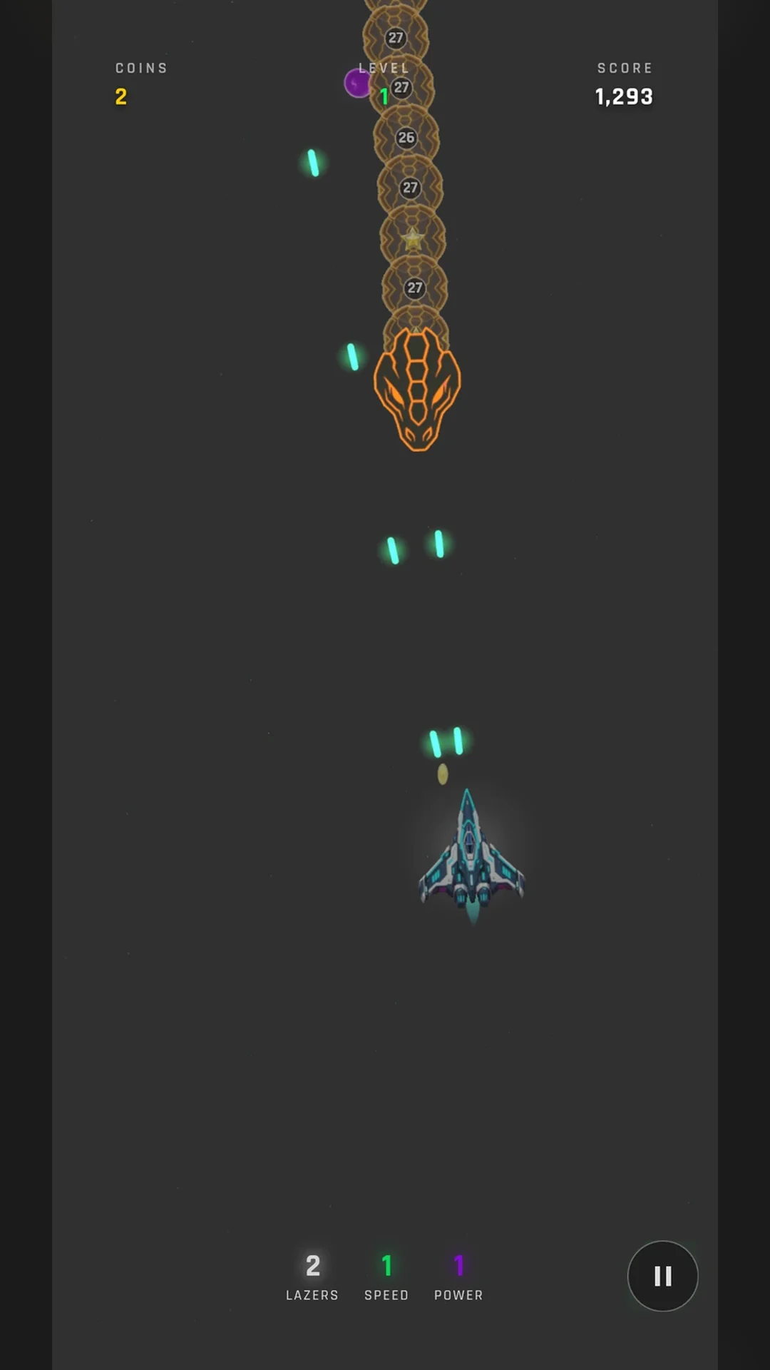 Starfang live arcade run
